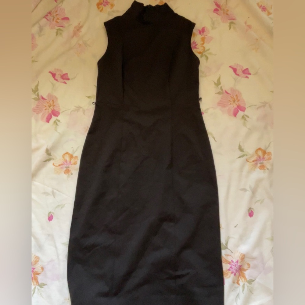 🌾Etcetera Classic Black Midi Dress